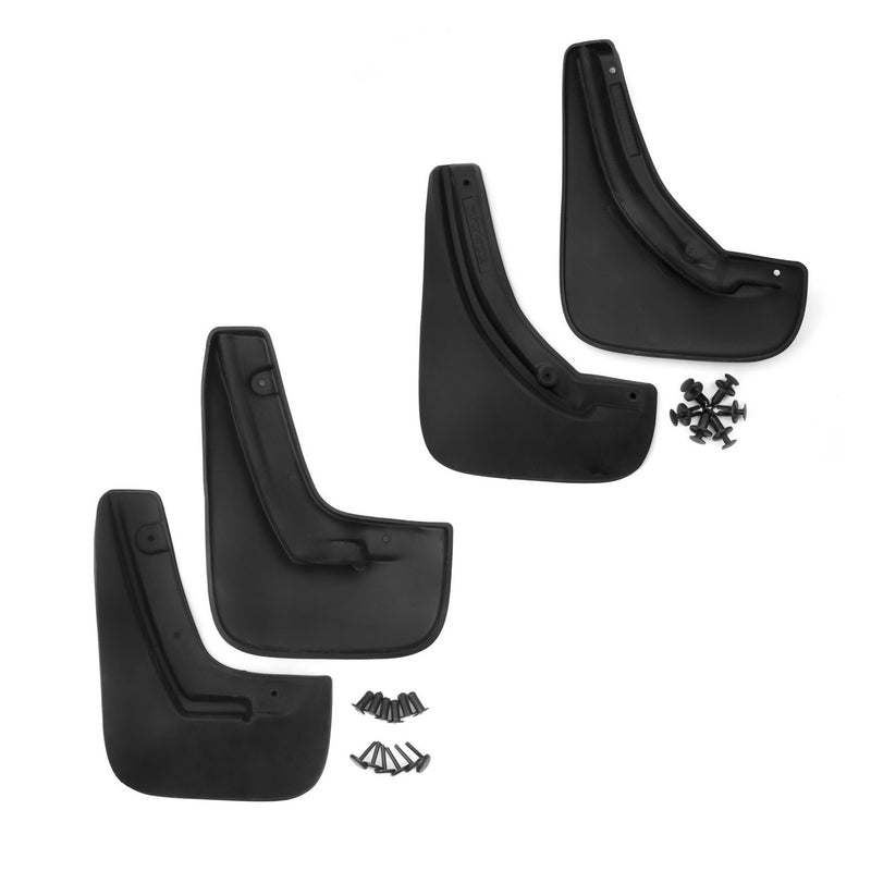 Bavettes Garde Boue pour Opel Astra H 2004-2009 Avant et Arrière Noir 4Pcs