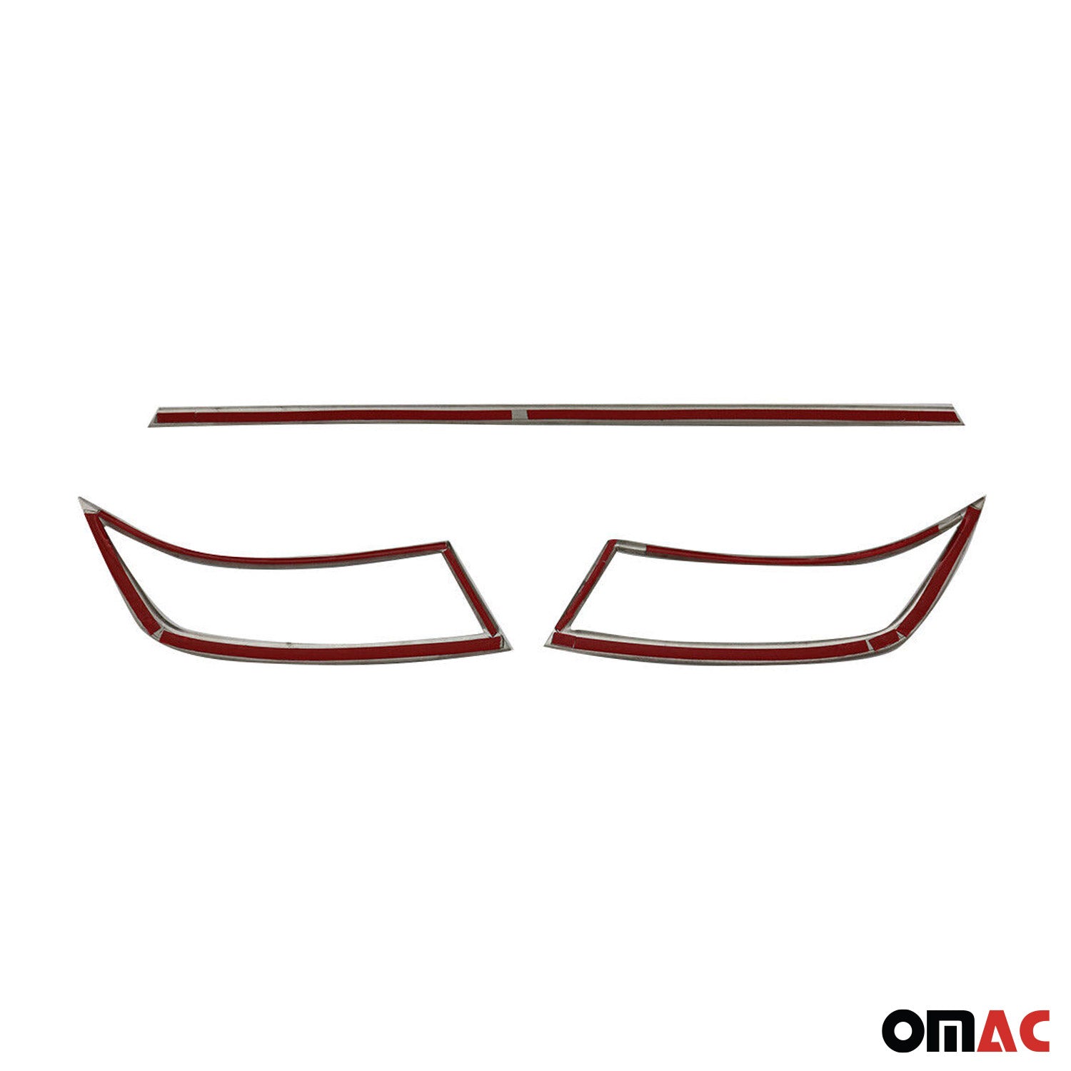 Garniture de Diffuseur de Pare-chocs Arrière pour Skoda Octavia 2012-2019 3Pcs