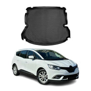 OMAC Tapis de coffre pour Renault Grand Scenic 2016-2022 en caoutchouc Noir