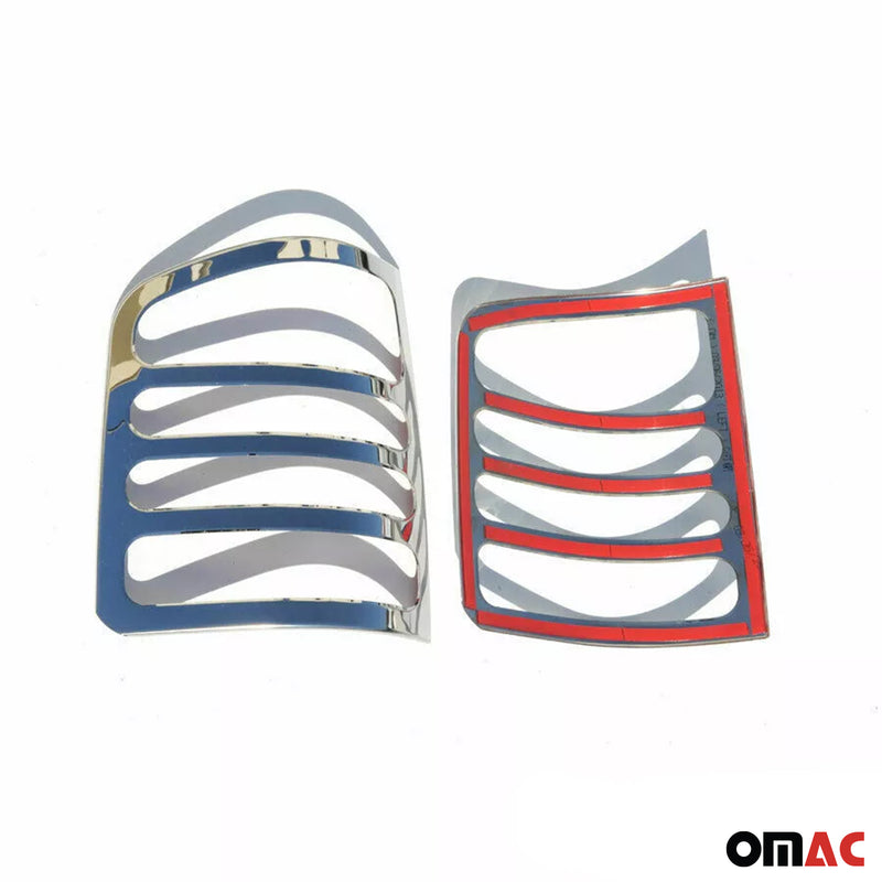 Cadre de Feu Stop Arrière pour VW T5 Transporter 2003-2010 acier inox 2 Pcs