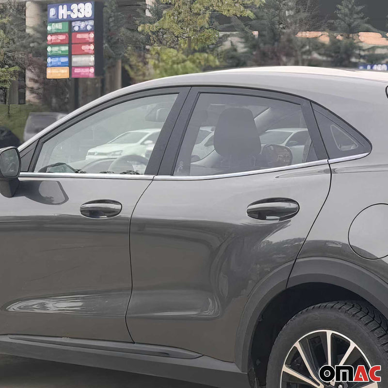 Baguettes de fenêtre cadres de fenêtre pour Ford Puma 2020-2025 en Acier inoxy