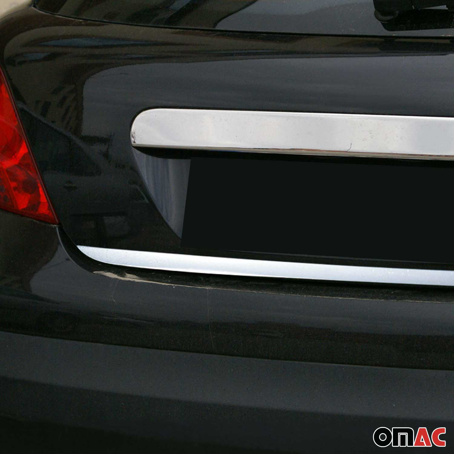 Garniture de Hayon Coffre pour Peugeot 207 2006-2015 acier inox