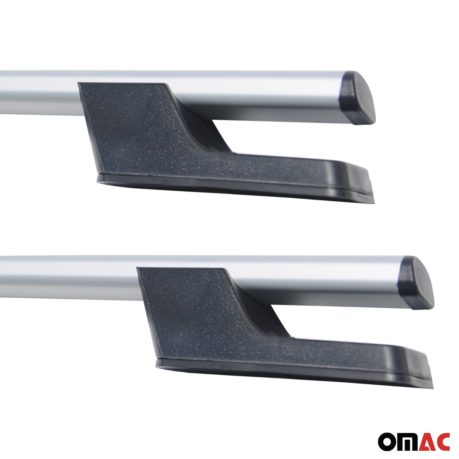 Barres de toit longitudinales pour Peugeot Partner 1996-2008 Aluminium Gris
