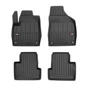 OMAC Tapis de sol en caoutchouc pour Jeep Cherokee 2013-2023 Noir Premium