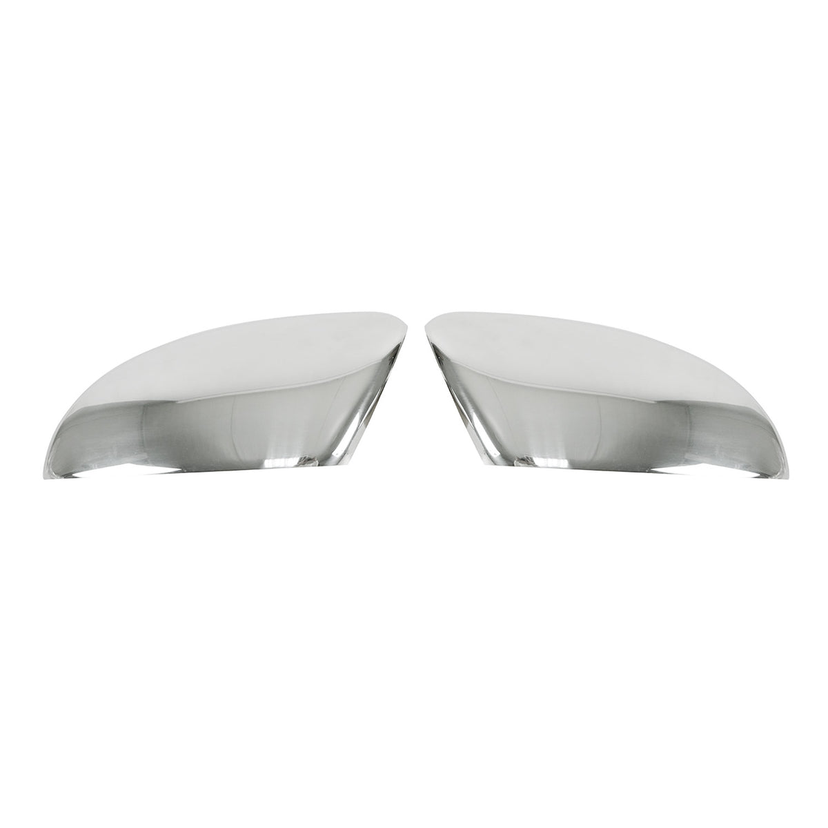 Coques de Rétroviseurs pour VW Scirocco III 2008-2017 en Acier Chromé Argent