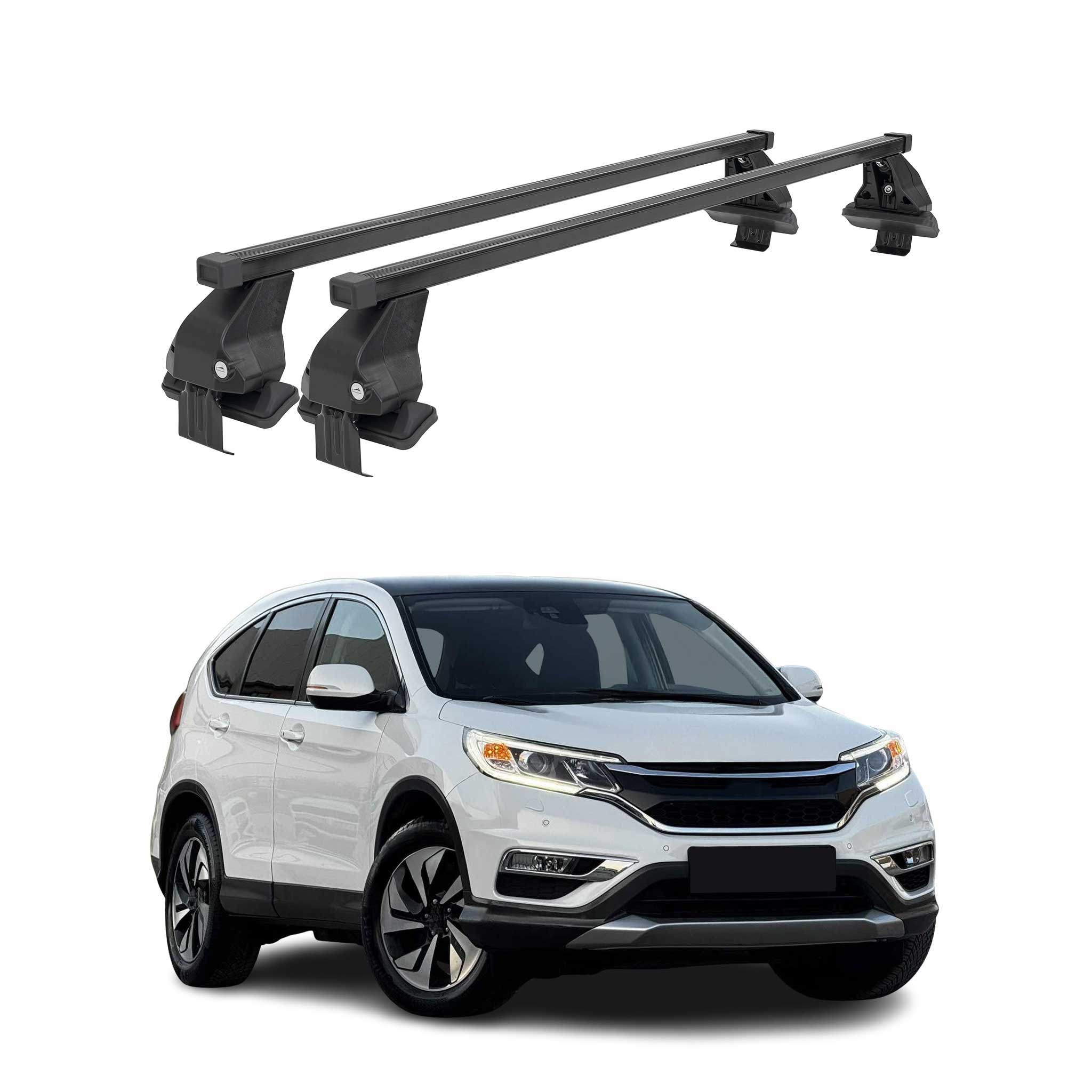Barres Transversales Menabo pour Honda CR-V IV 2012-2016 Noir