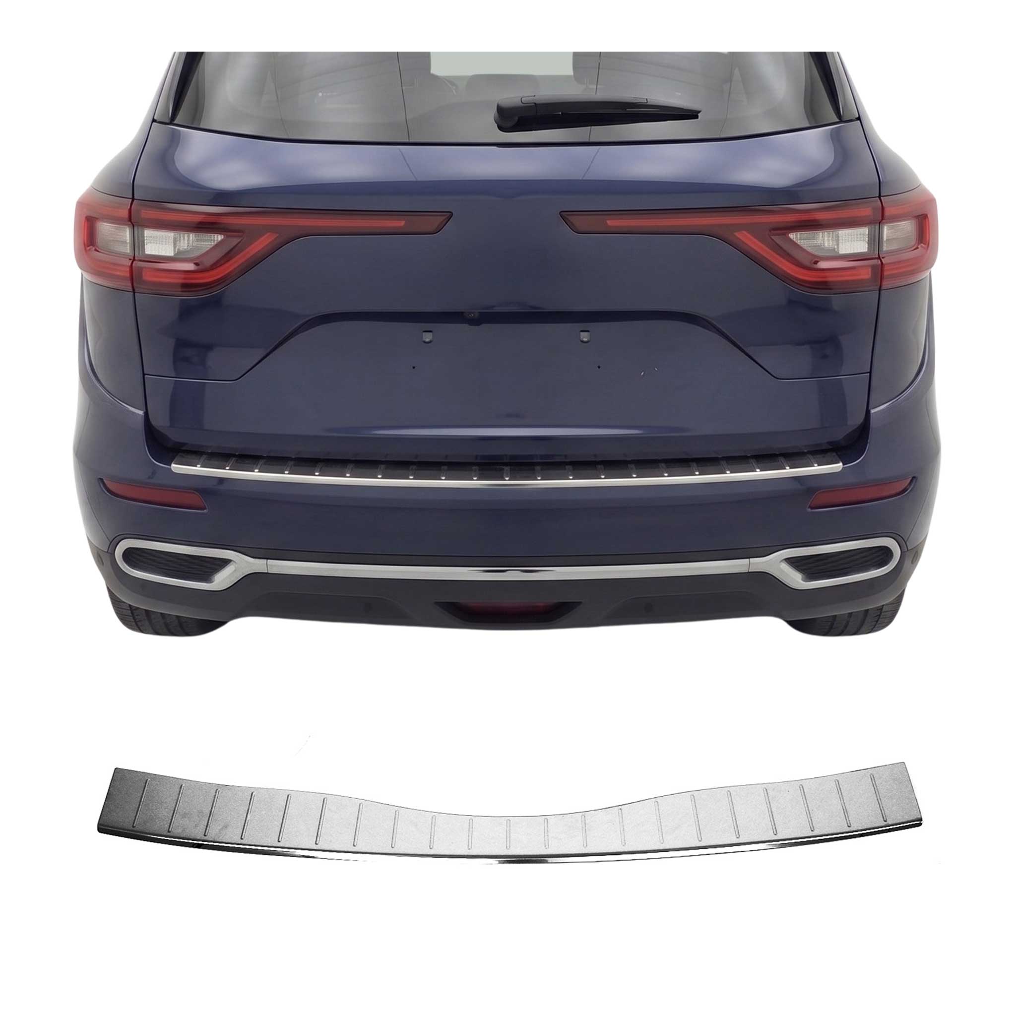 Protection Seuil de Pare-chocs Arriére pour Renault Koleos 2016-2024 Acier
