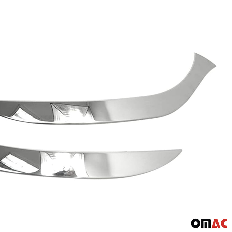Cadres de Phares avant (inférieure) Renault Clio IV 2012-2016 Inoxydable Chromé