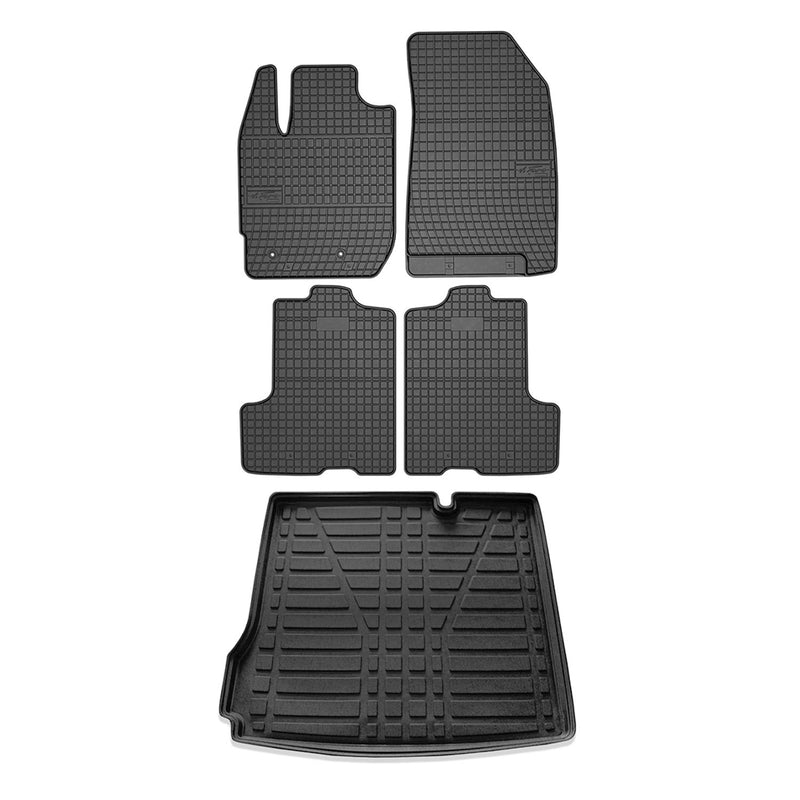 Kit Tapis de sol et coffre pour Dacia Duster 2017-2024 TPE Noir