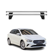 Menabo Barres de toit Transversales pour Mercedes Classe B W247 2019-2026 Gris