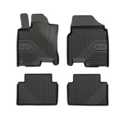 Tapis de Sol de Voiture pour Nissan Qashqai I Tekna 2006-2013 TPE Noir 4Pcs