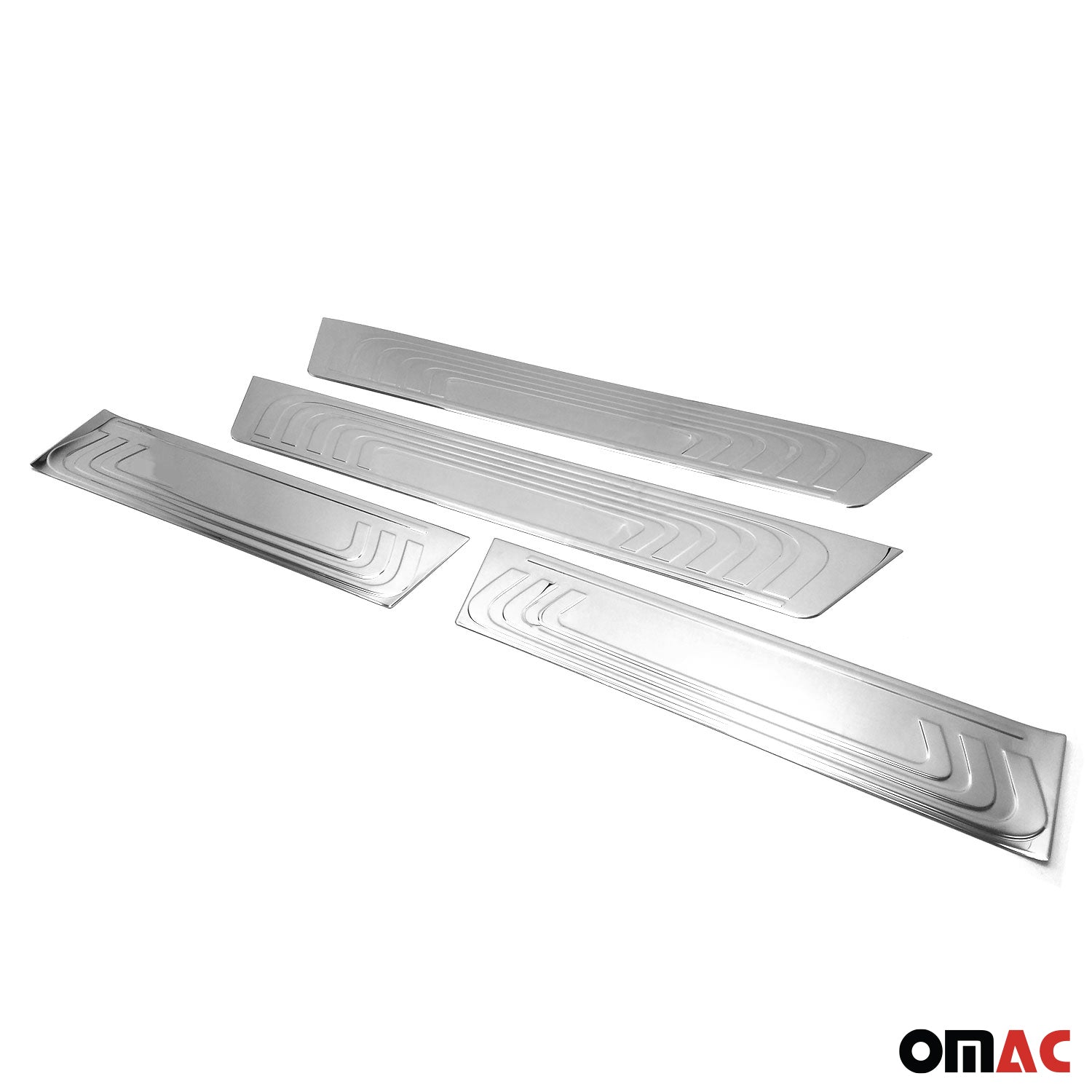 Couverture de Seuil de porte pour Mercedes Vito W447 2014-2026 inox chromé 4Pcs