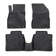 Tapis de Sol de Voiture No.77 pour Nissan Note II 2012-2017 Pre-FL TPE Noir 3Pcs