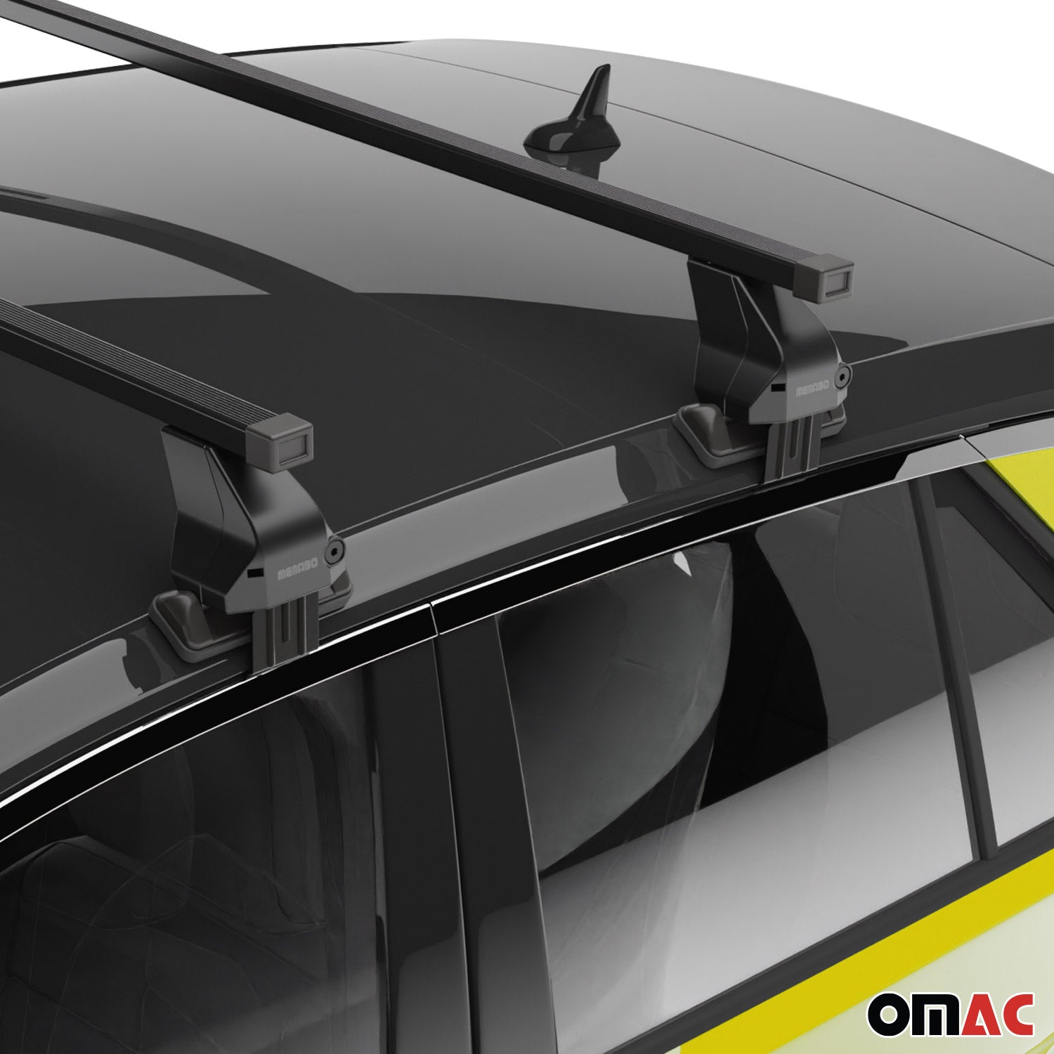 Barres Transversales Menabo pour Chery Tiggo 3X 2016-2026 Noir
