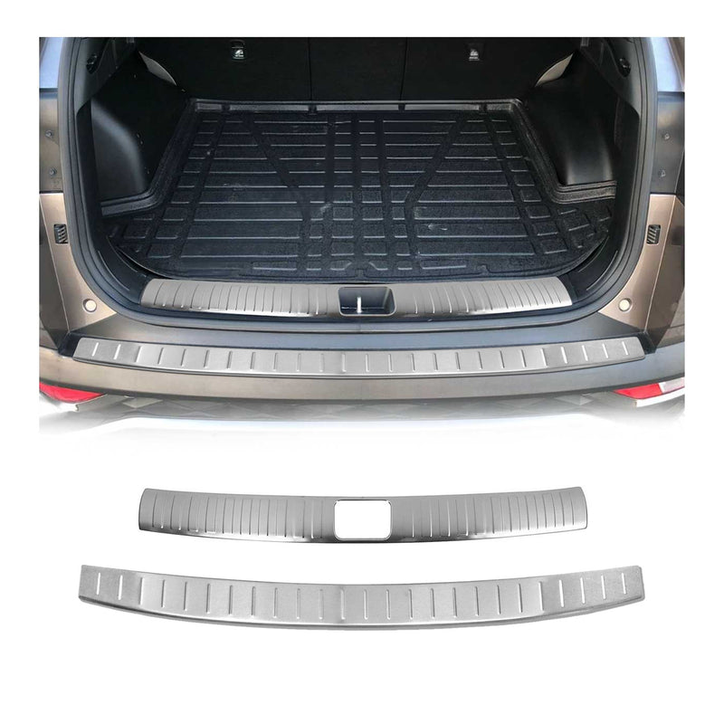 Kit Protection de Pare-Chocs arrière pour Hyundai Tucson 2015-2018 Pre-FL inox