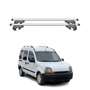 Barres de toit pour Renault Kangoo Express 1998-2008 90kg Alu Gris 2x