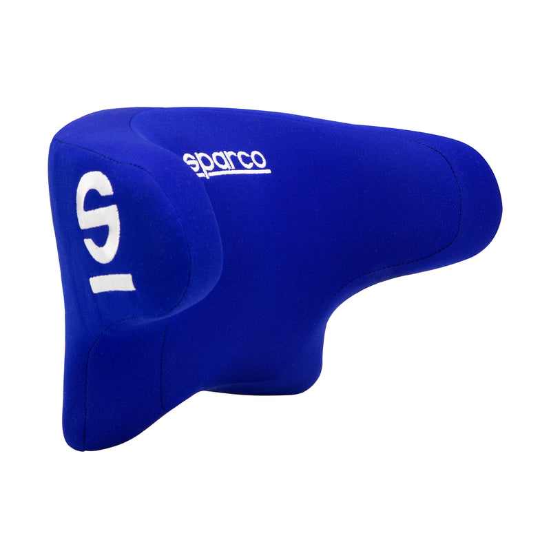 SPARCO coussin de cou de voiture appuie-tête en mousse à mémoire de forme bleu