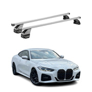 Barres transversales Menabo pour BMW Série 4 G22 G82 Coupé 2020-26 Acier Gris