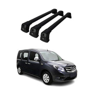 Barres de toit transversales pour Mercedes Citan 2013-2021 noir en Alu