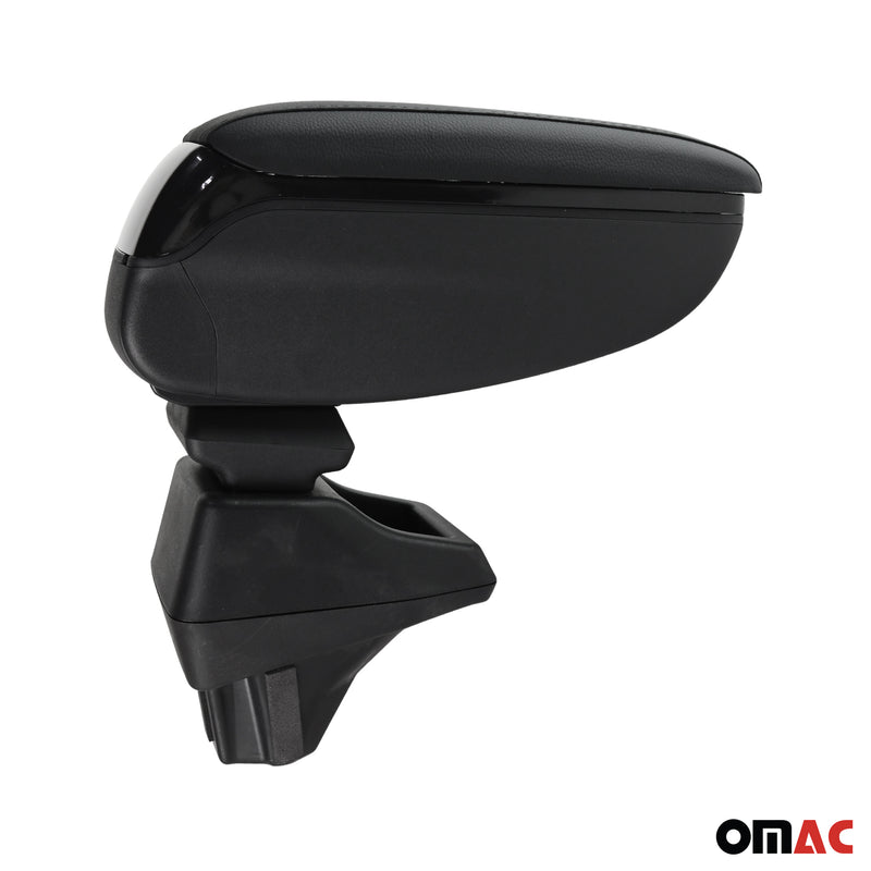 Accoudoir pour Peugeot 208 / 2008 2020-2025 Vinyl Abs Noir Coulissant