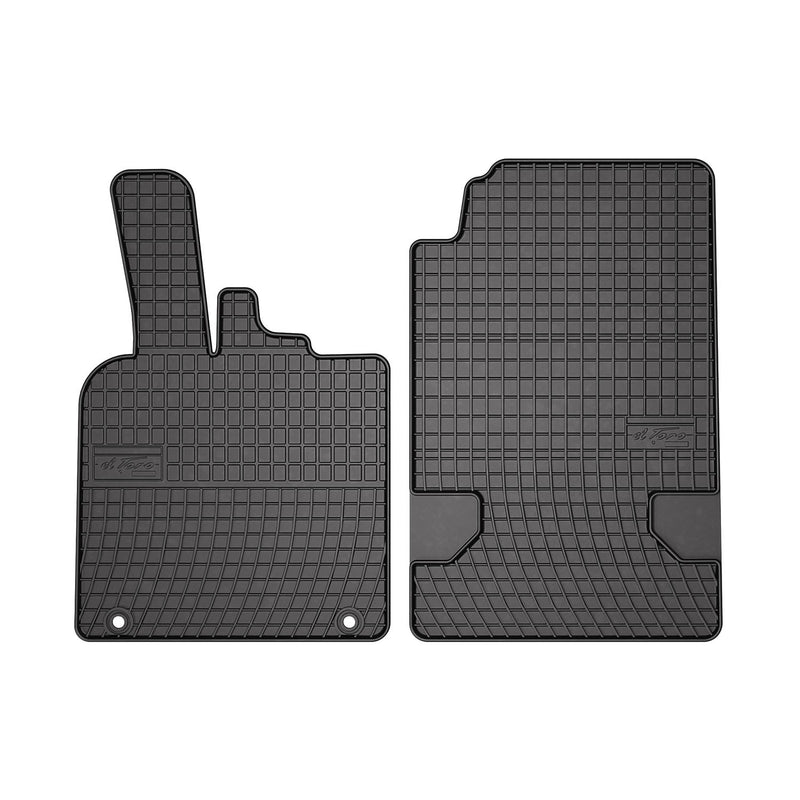 Tapis de Sol pour Smart Fortwo 2007-2014 Caoutchouc Noir