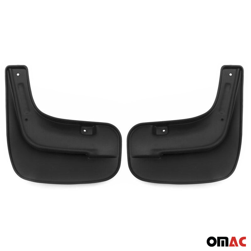 Bavettes Garde Boue pour Ssangyong Kyron 2005-2014 Arrière Plastique Noir 2 Pcs