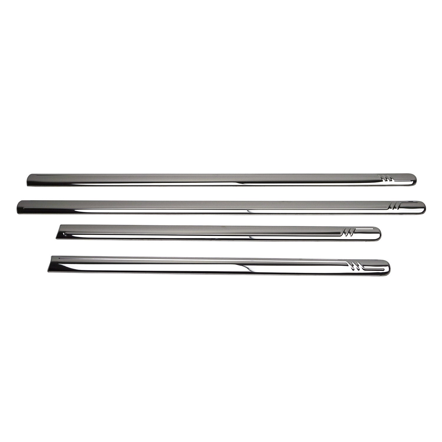 Garniture Baguette de porte latérale pour VW Caddy 2003-2015 chromé inox 4Pcs