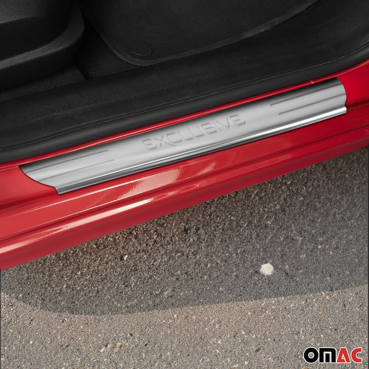 Couverture de Seuil de porte pour Toyota RAV4 2006-2012 inox chromé Exclusive 4x