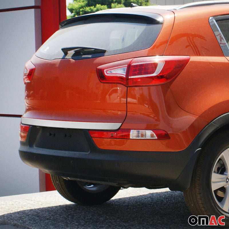 Arrière coffre couvercle moulure pour Kia Sportage 3 2010-2015 inox Chromé