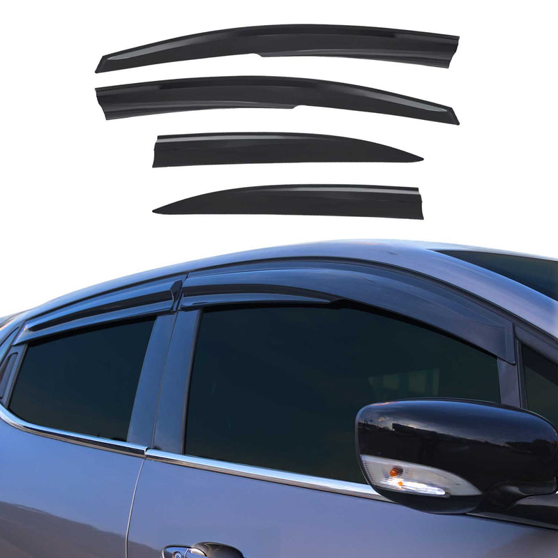 Déflecteurs de Vent pluie d'air pour Honda Civic Berline 2005-2011 Acrylique 4x