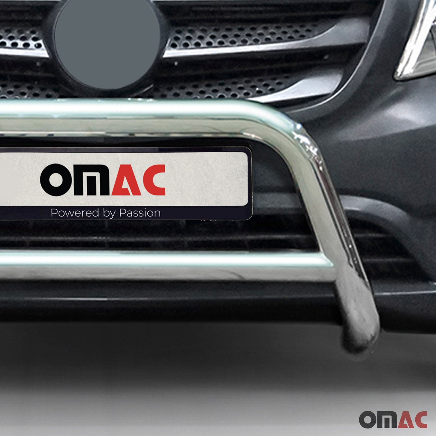 Pare-Buffle Avant Pour Mercedes Vito W447 2014-2019 Pre-FL en Acier Argent