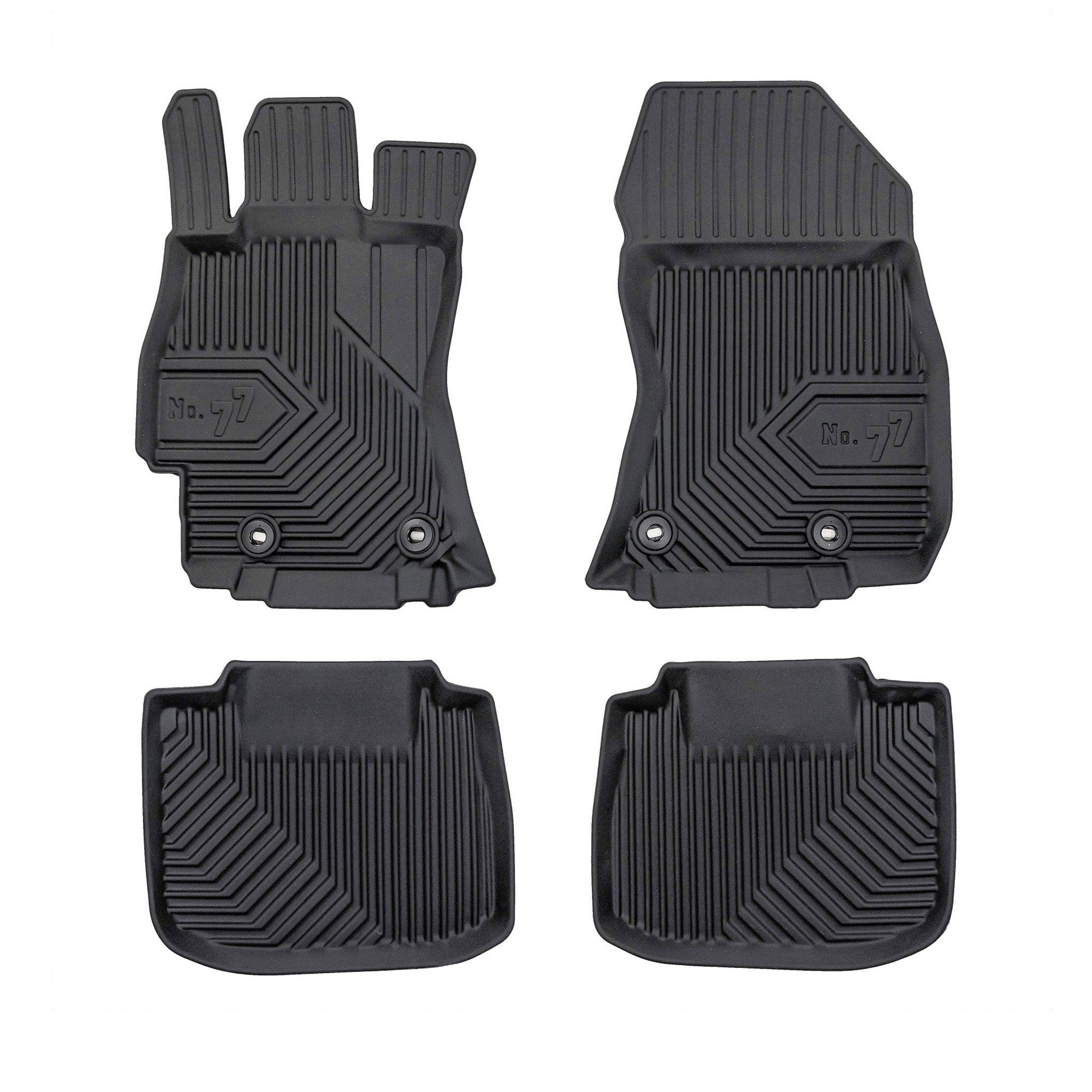 Tapis de Sol de Voiture pour Subaru Outback V 2014-2019 TPE Imperméable 4Pcs