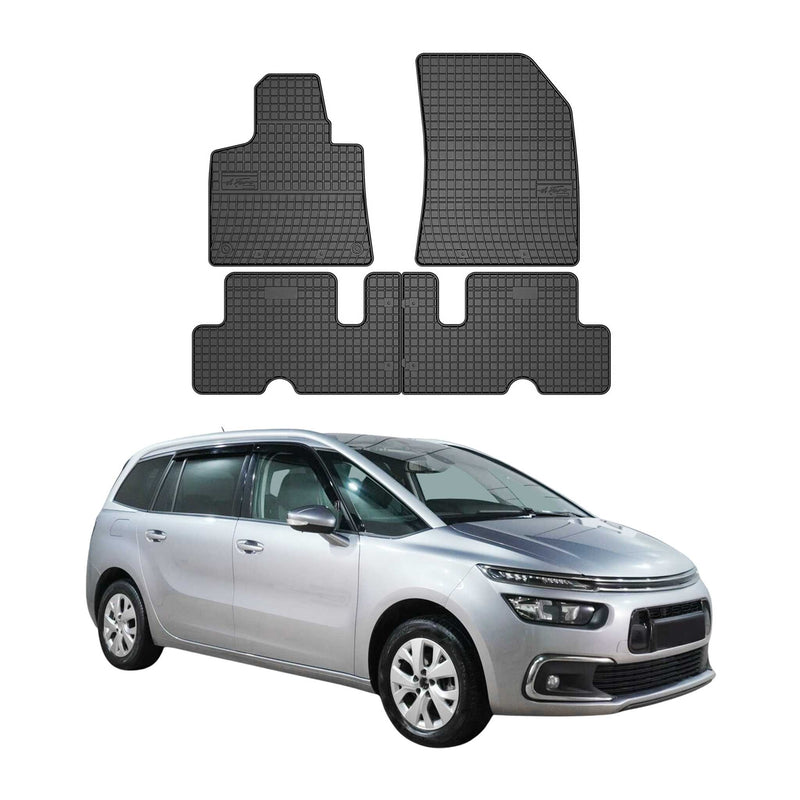 Tapis de Sol pour Citroen C4 Spacetourer 2018-2024 OMAC Noir Caoutchouc