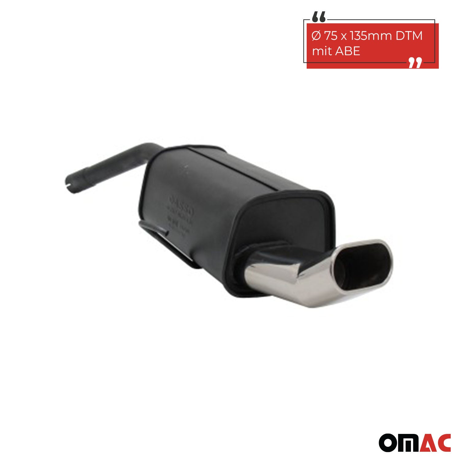 Échappement arrière sport Novus pour Alfa Romeo 156 / GT 135x75mm DTM avec ABE