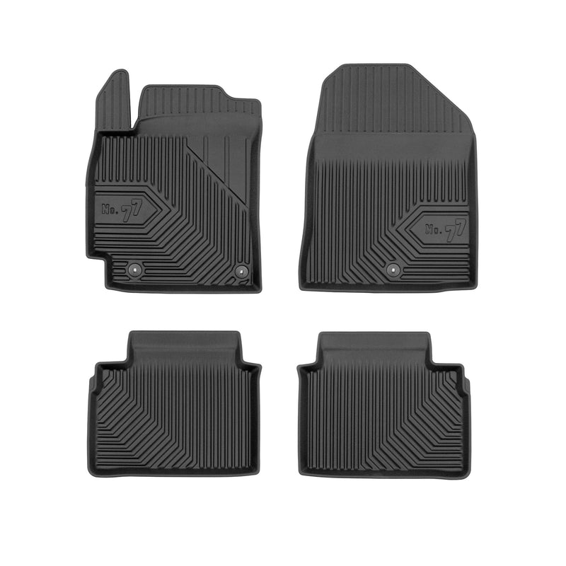 Tapis de Sol de Voiture pour Hyundai Elantra VI 2015-2020 TPE Imperméable 4Pcs