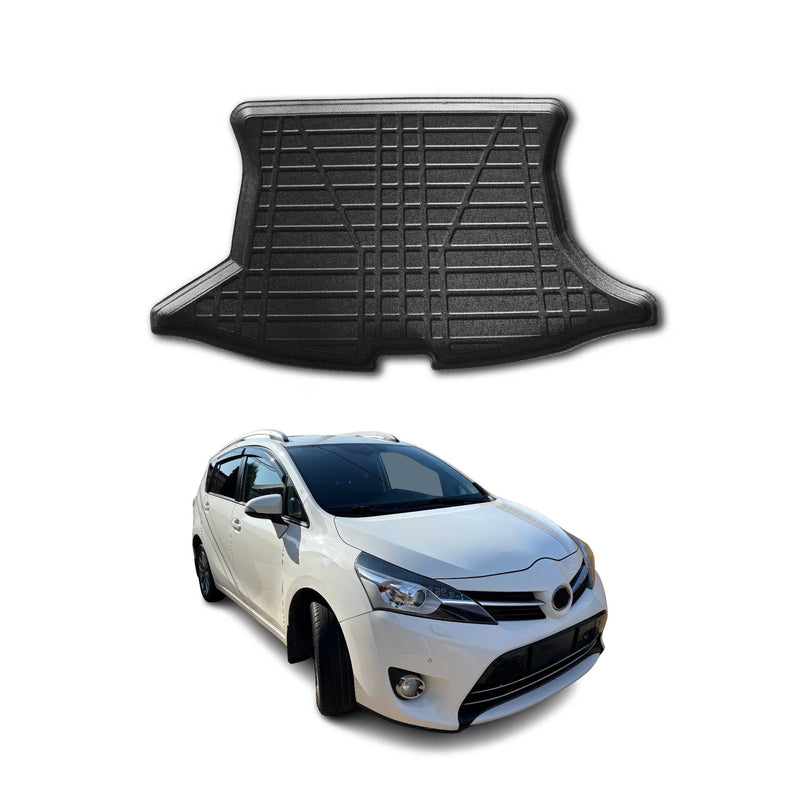 Tapis de Coffre pour Toyota Verso AR20 2009-2018 en TPE Noir