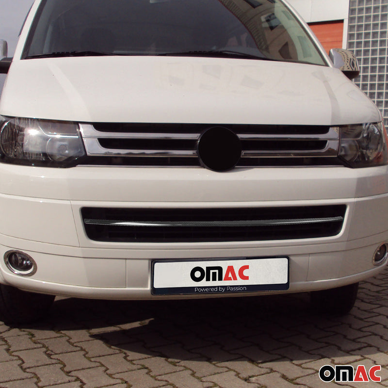 Moulure de Grille de Calandre pour VW Transporter T5 Multivan 2009-2015 Carbone