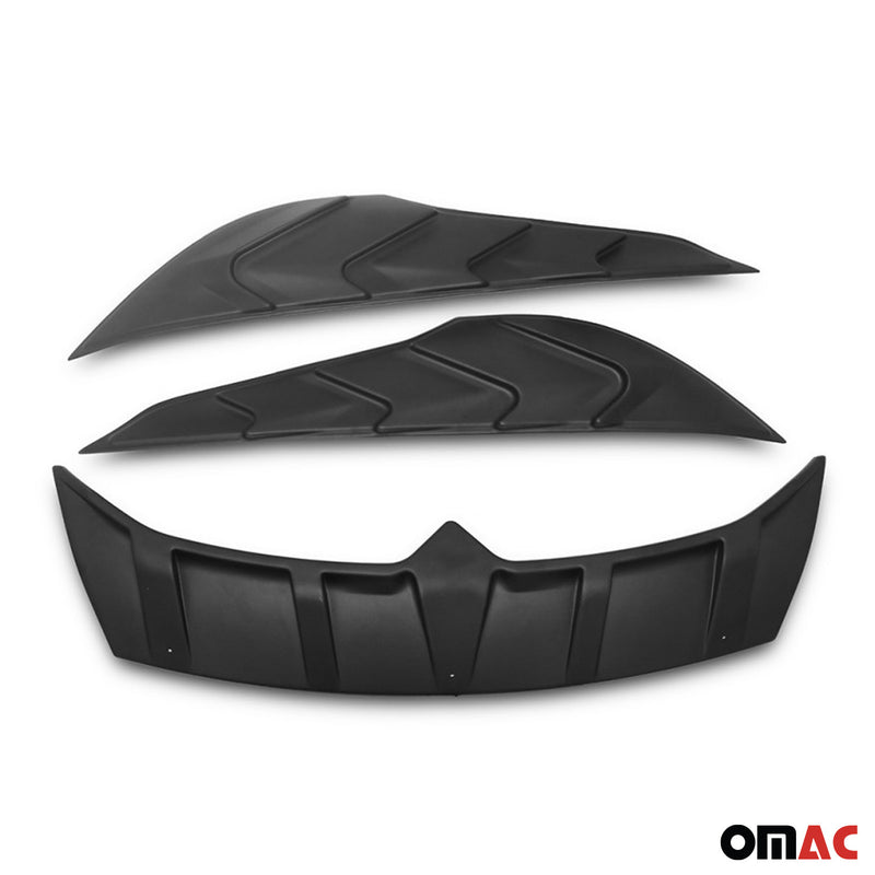 Déflecteur De Capot pour Mitsubishi L200 2019-2025 ABS 3 Pcs
