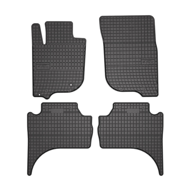 Tapis de Sol pour Mitsubishi L200 2019-2022 Caoutchouc Noir