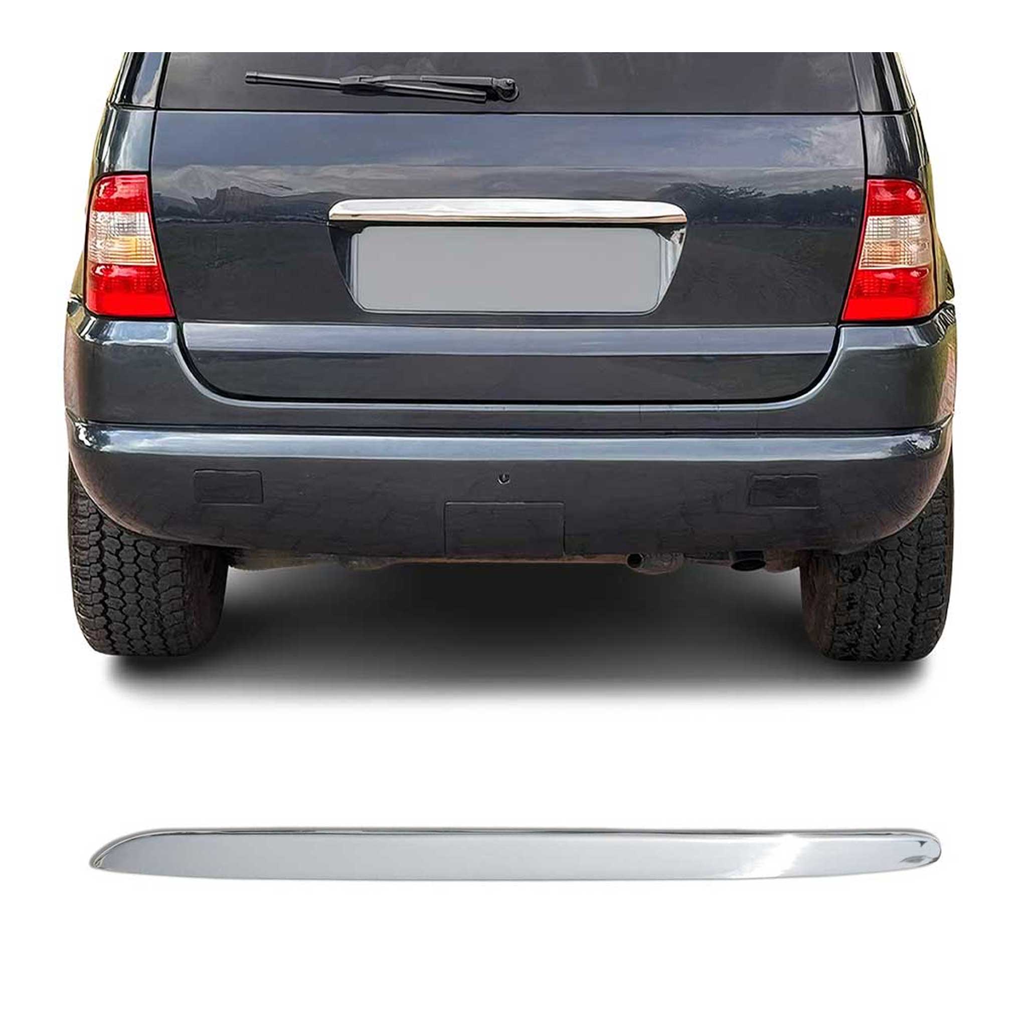 Poignée de Coffre Arrière pour Mercedes Classe M W163 1997-2005 acier inox