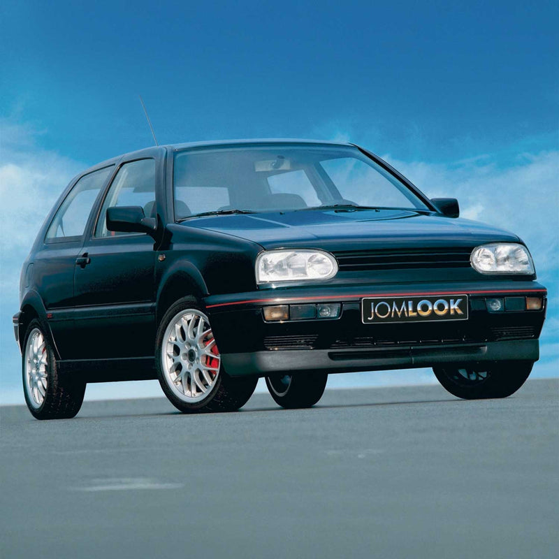 Lame de spoiler avant approprié pour Volkswagen Golf 3 1991-1998 ABS Noir mat 2x