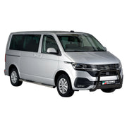 Pare-buffle Avant pour VW T6.1 Transporter 2019-2024 63mm en Acier Noir