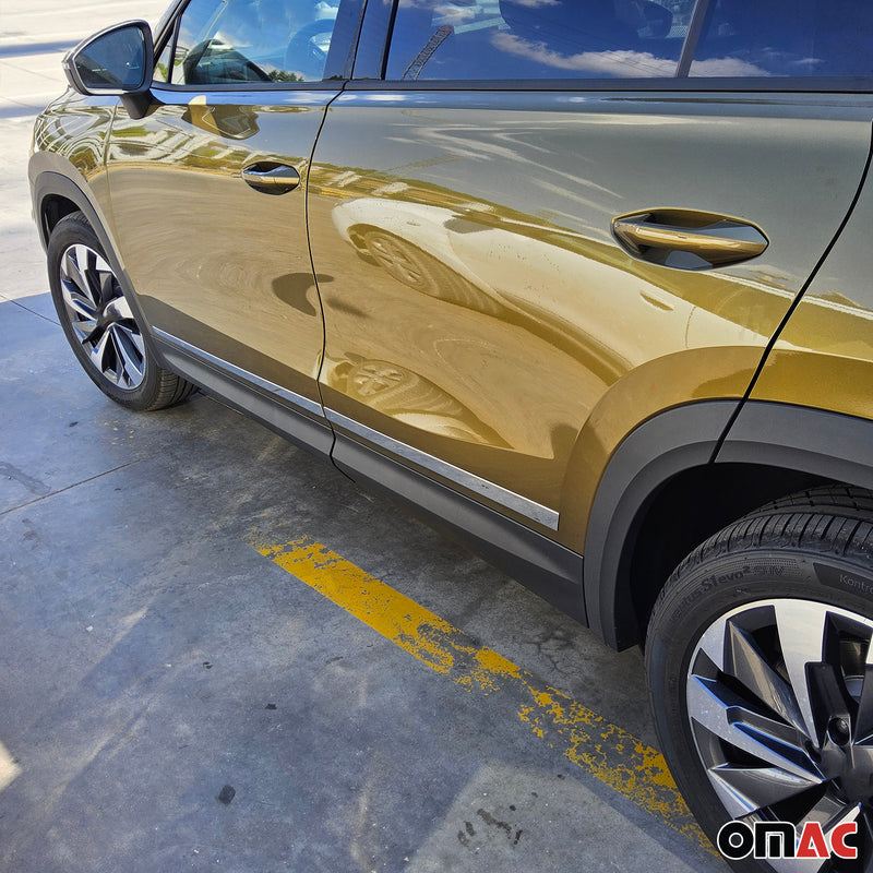 Garniture Baguette de porte latérale pour Skoda Kodiaq II 2024-2025 inox 4Pcs