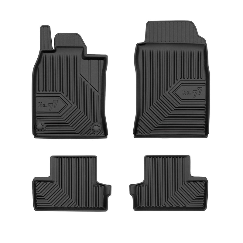 Tapis de Sol de Voiture pour Mini One I 2001-2006 TPE Antidérapant Noir 4Pcs