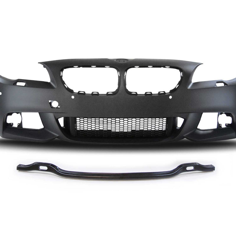 JOM Pare-chocs avant pour BMW Series 5 F10 Berline F11 Break 2010-2017 Noir 1x