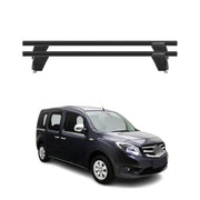 Menabo Barres de toit Transversales pour Mercedes Citan W415 2012-2021 Alu Noir