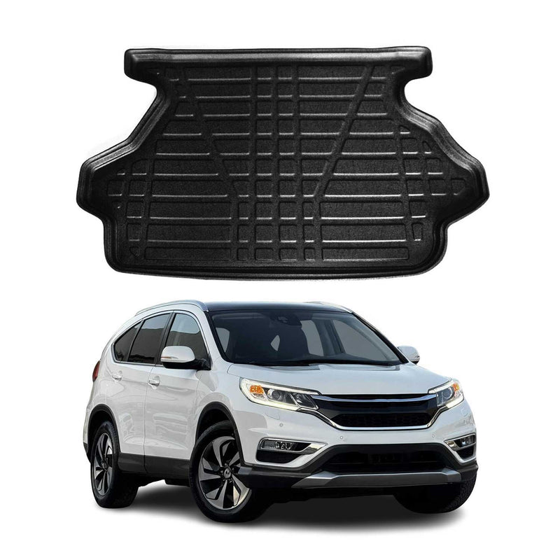 Tapis de Coffre pour Honda CR-V 2012-2017 en TPE Noir 1x