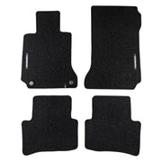 Tapis de sol pour Mercedes-Benz Classe C W204 S204 2007-2014 Velours Noir 4Pcs