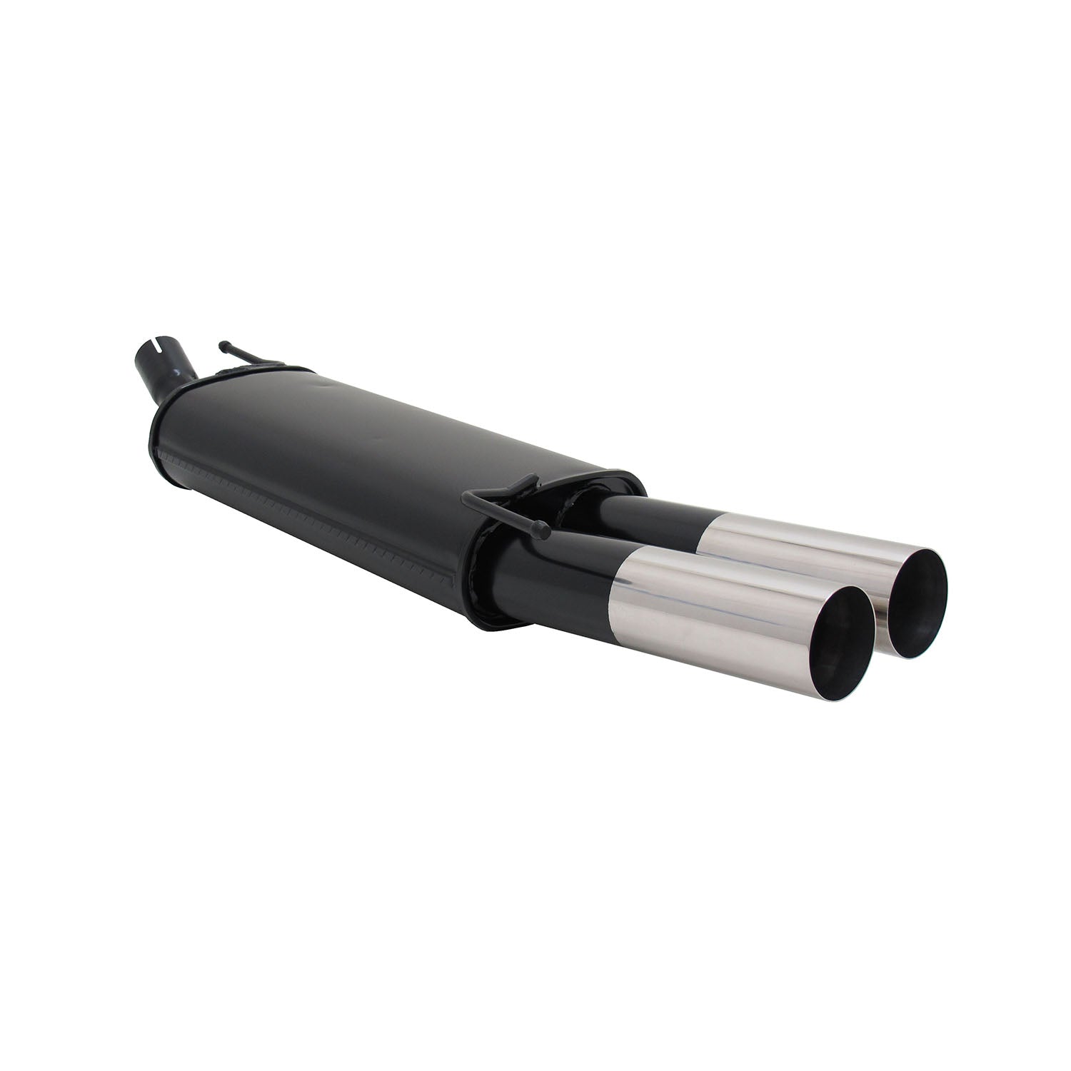 Échappement arrière sport Novus pour Opel Corsa D 2x76mm RL-Design avec ABE