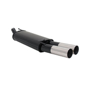 Échappement arrière sport Novus pour Opel Corsa D 2x76mm RL-Design avec ABE